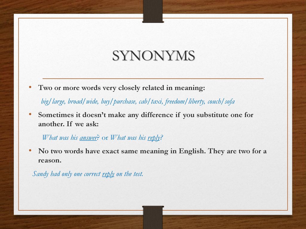 Words Lolling and Rise are semantically related or have opposite meaning