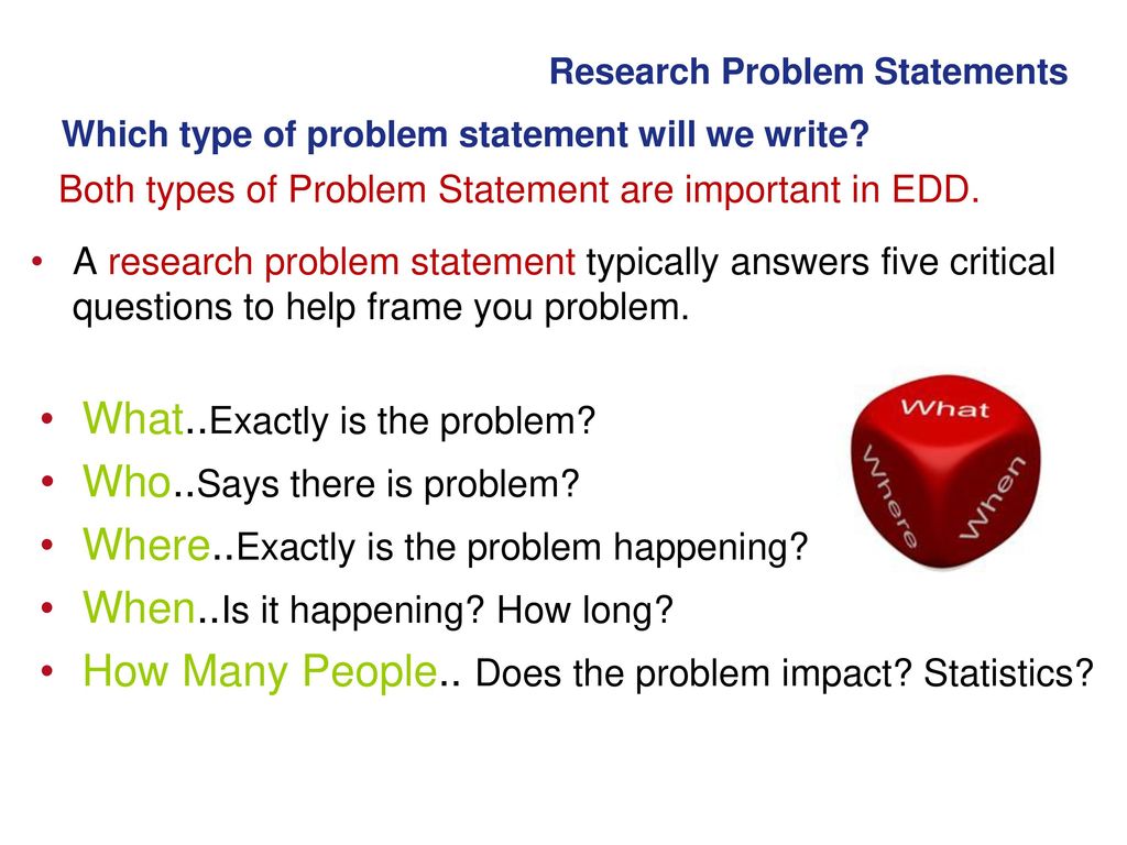 Developing a Problem Statement - ppt download