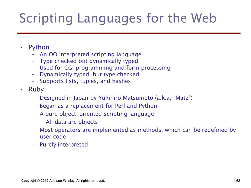 Evolution of the Major Programming Languages - ppt download