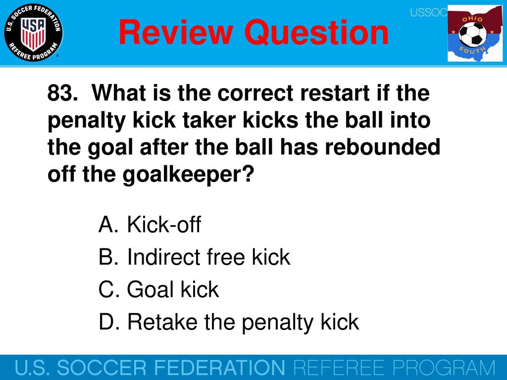 Law 14 - The Penalty Kick Online Training Script: - ppt download