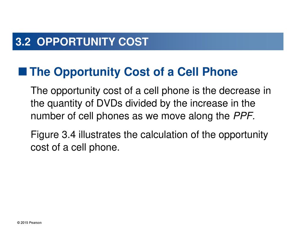 The Opportunity Cost of a Cell Phone