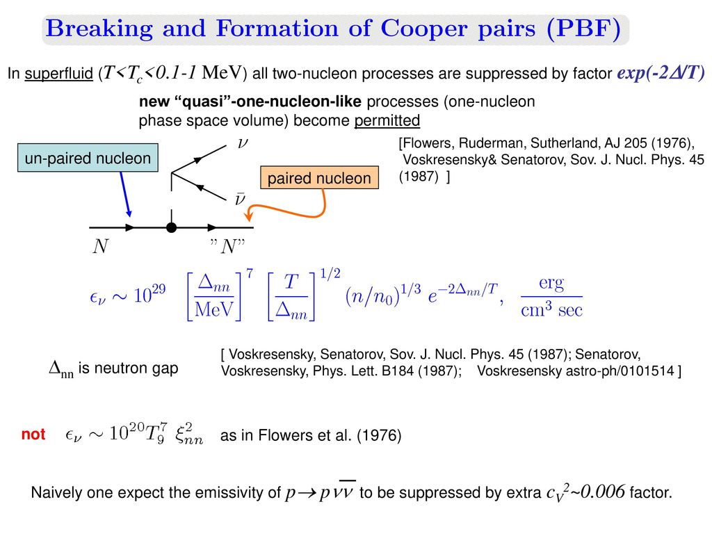 Neutrino Processes in Neutron Stars - ppt download