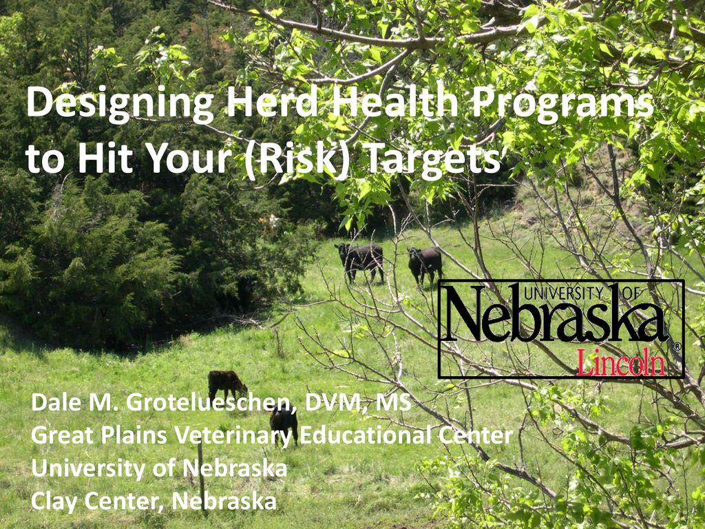 Designing Herd Health Programs To Hit Your (Risk) Targets - Ppt Download