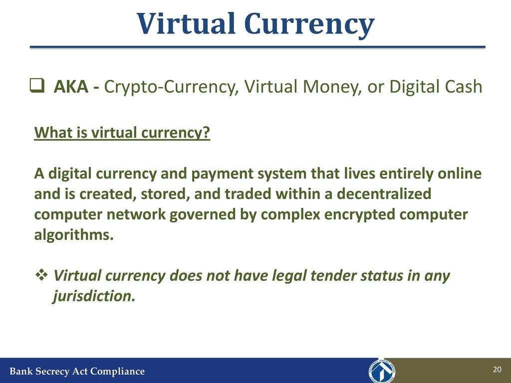 Bank Secrecy Act Compliance Ppt Download