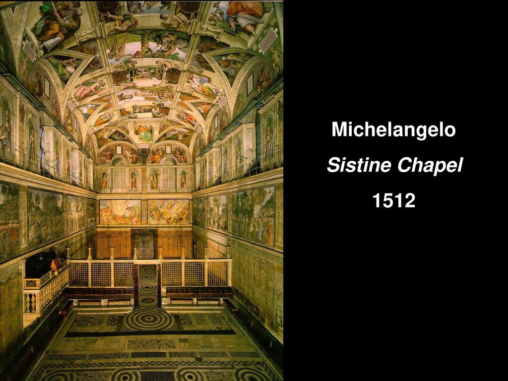 Michelangelo Sistine Chapel 1512