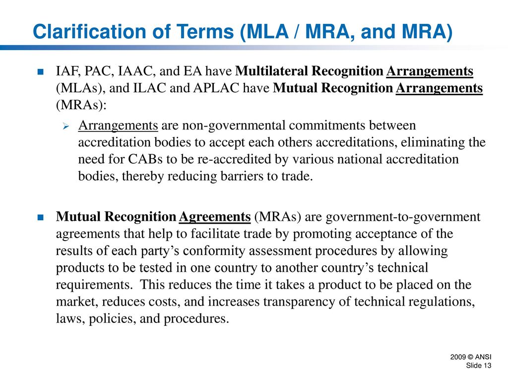 International Conformity Assessment System - ppt download