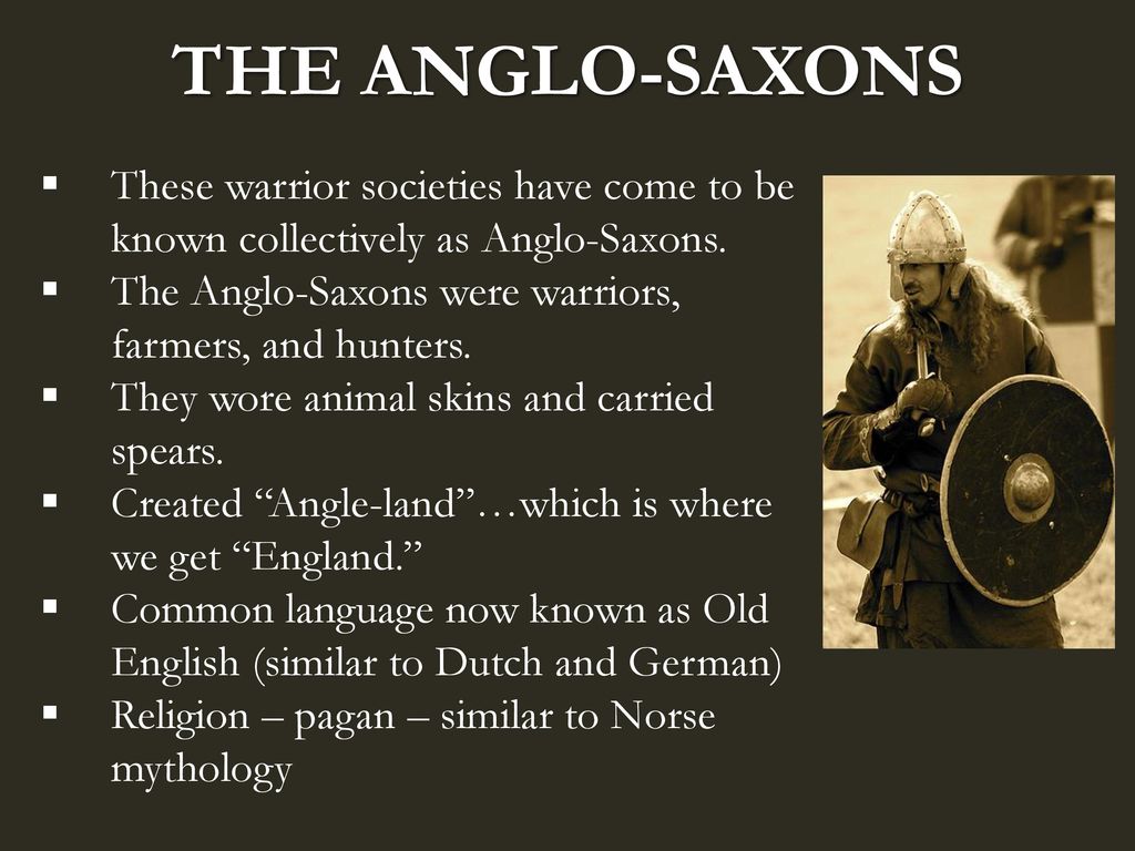 Anglo-Saxon Period . 449 –  ppt download