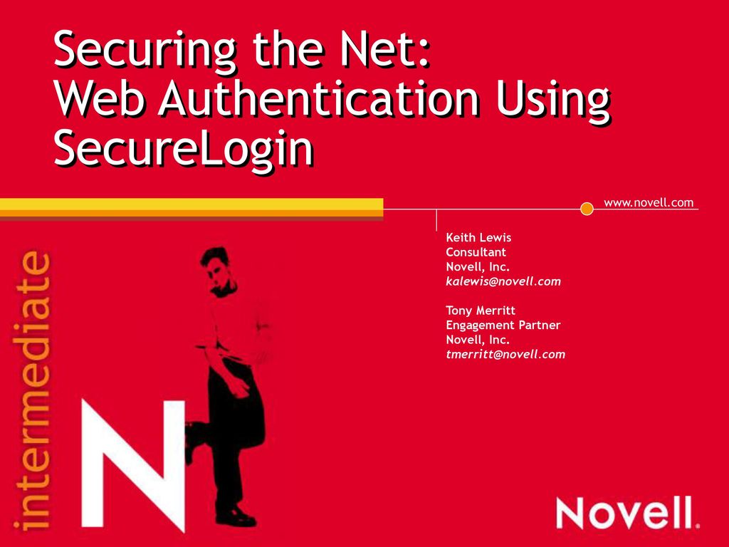 Securing the Net: Web Authentication Using SecureLogin
