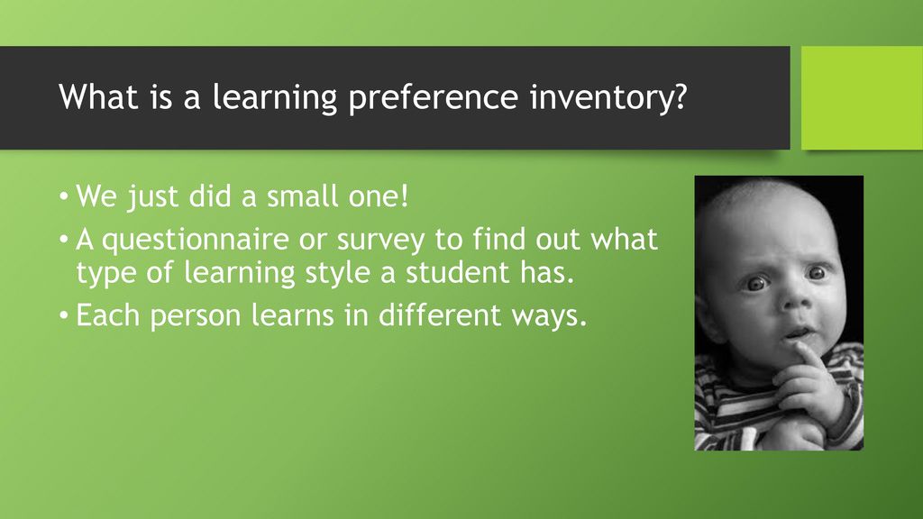 learning-preference-inventories-ppt-download