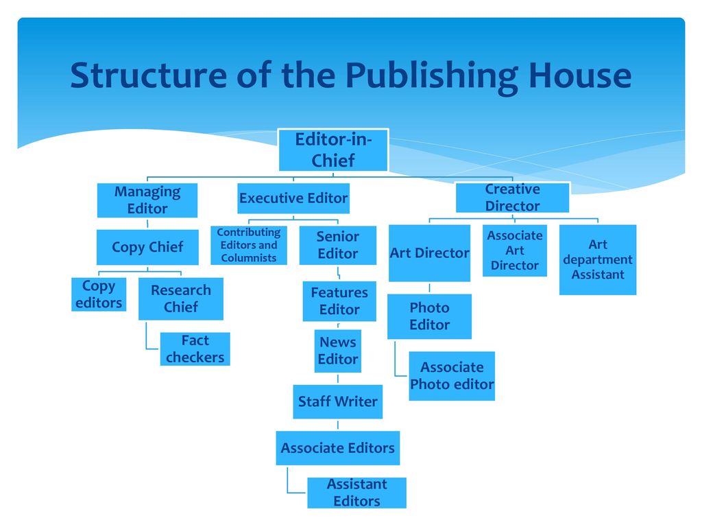 The Organizational Structure of the Magazine Industry - ppt download