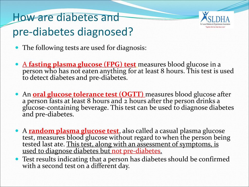 How are diabetes and pre-diabetes diagnosed