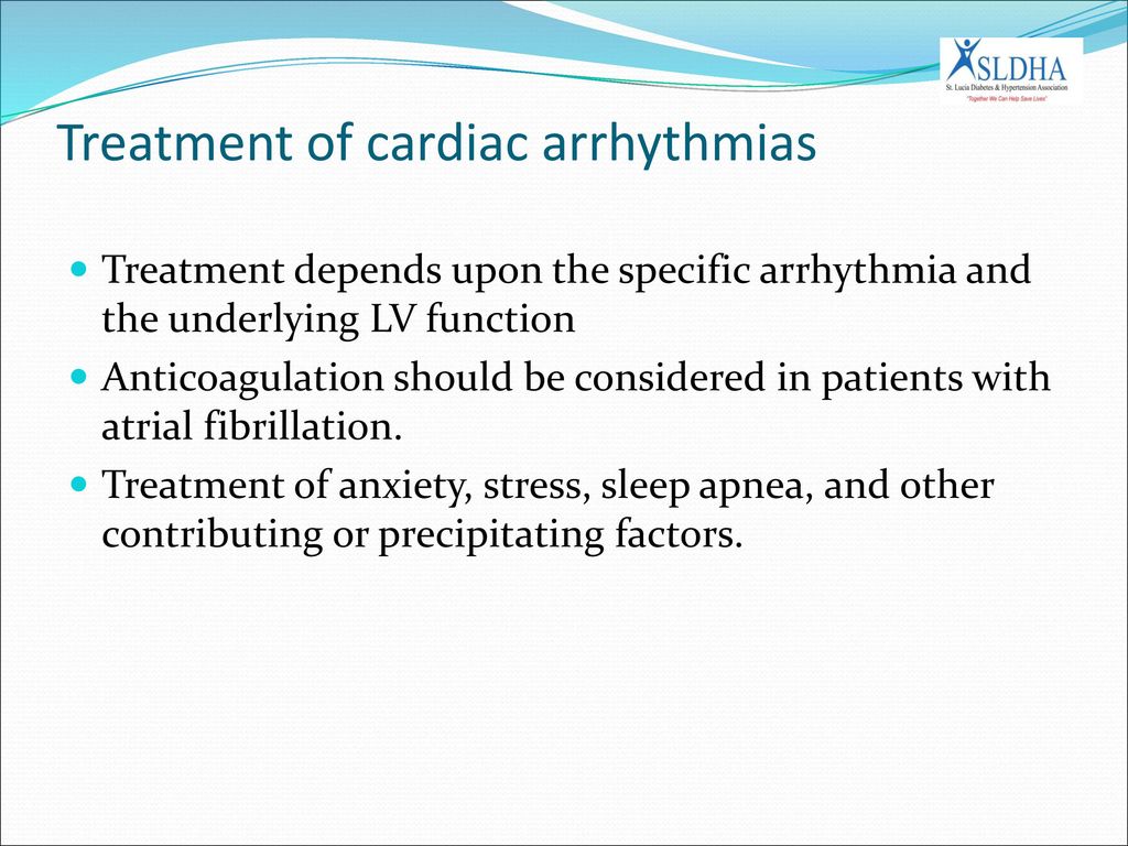 Treatment of cardiac arrhythmias