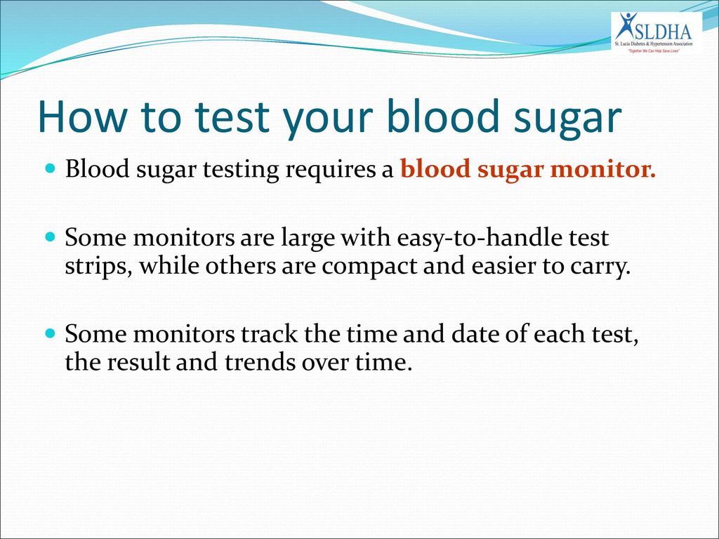 How to test your blood sugar