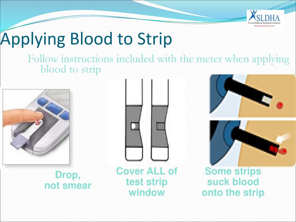 Applying Blood to Strip