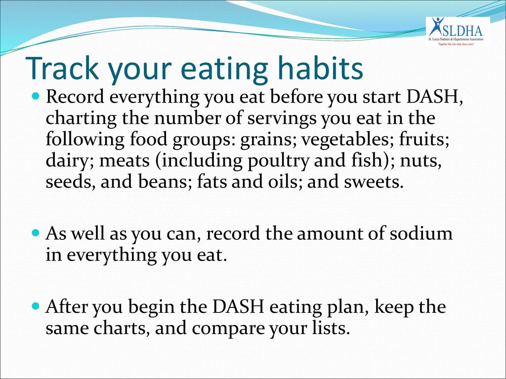 Track your eating habits