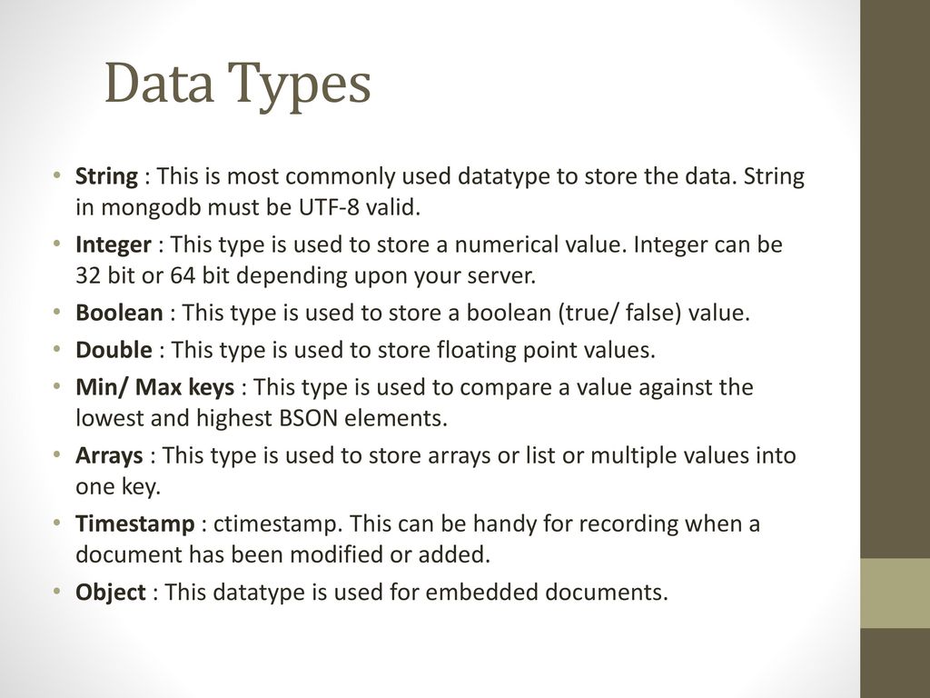 Mongodb crud operations ppt download