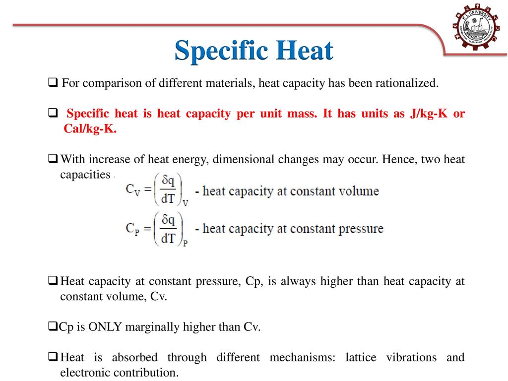 highest volumetrix heat capacity