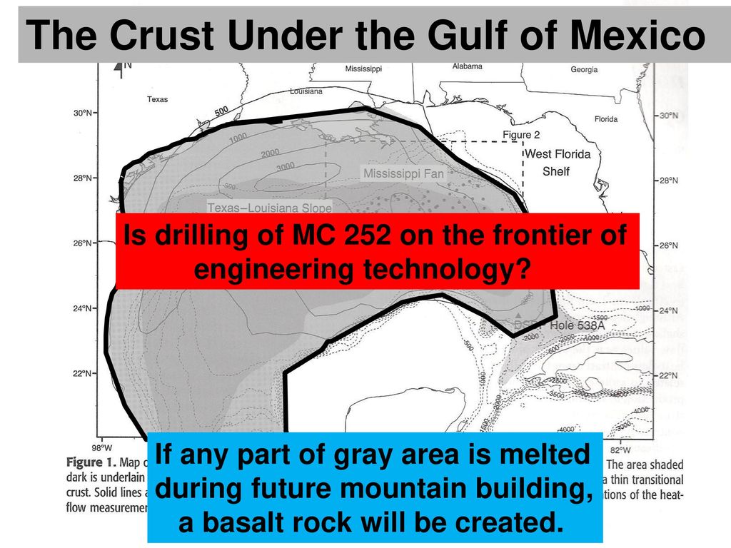 The Crust Under the Gulf of Mexico