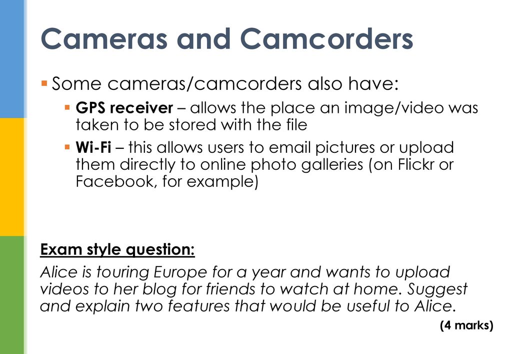 Cameras and Camcorders