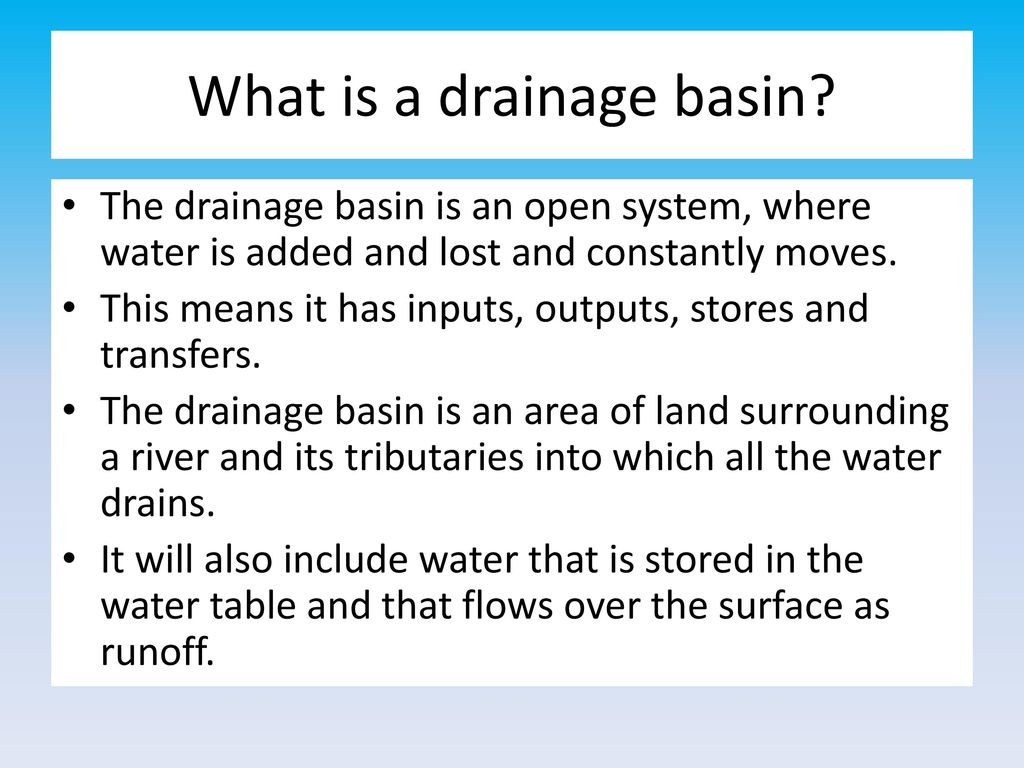 Drainage Basin  Definition, System & Characteristics - Lesson