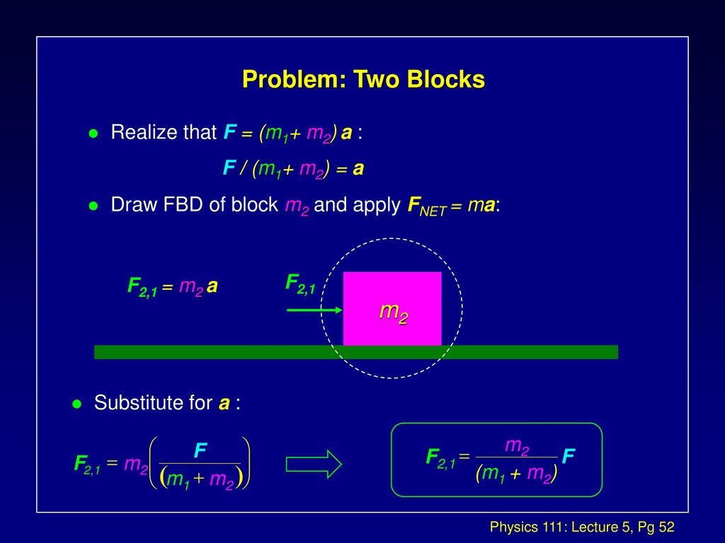 Physics 111 Lecture 5 Today S Agenda Ppt Download