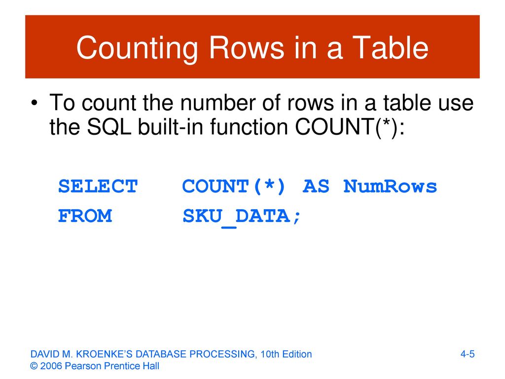 Database processing david m kroenke s chapter four ppt download