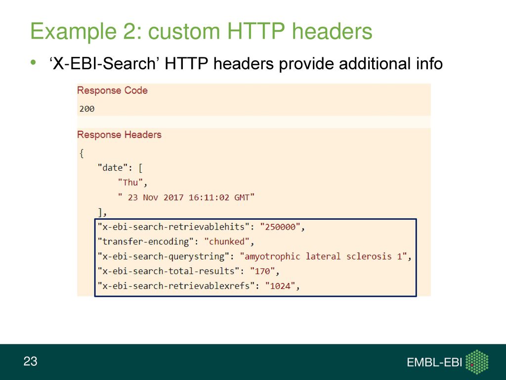 The EBI Search RESTful API - ppt download
