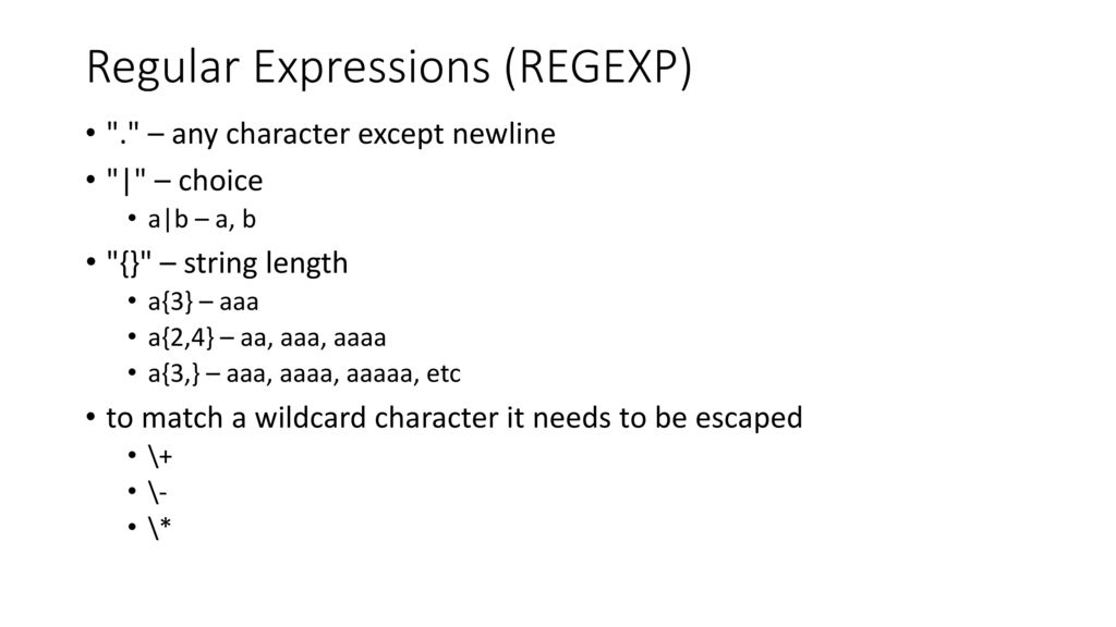 Regular languages ppt download