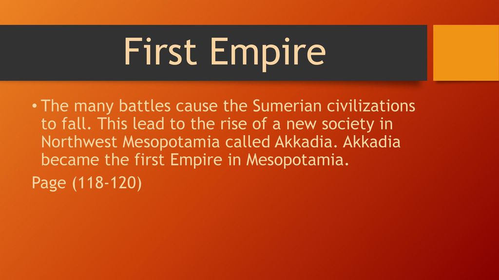 First Civilizations and Empires ppt download