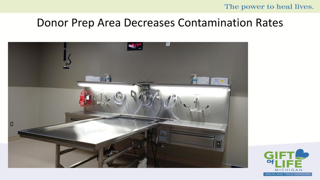Donor Prep Area Decreases Contamination Rates