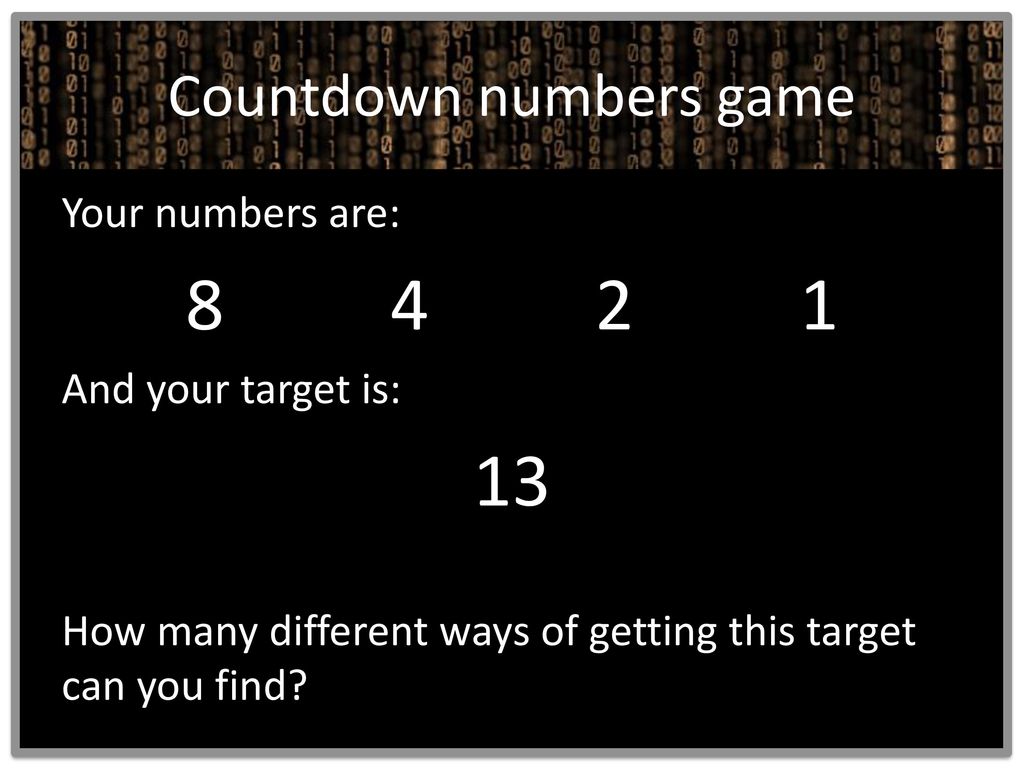 Numbers Numbers