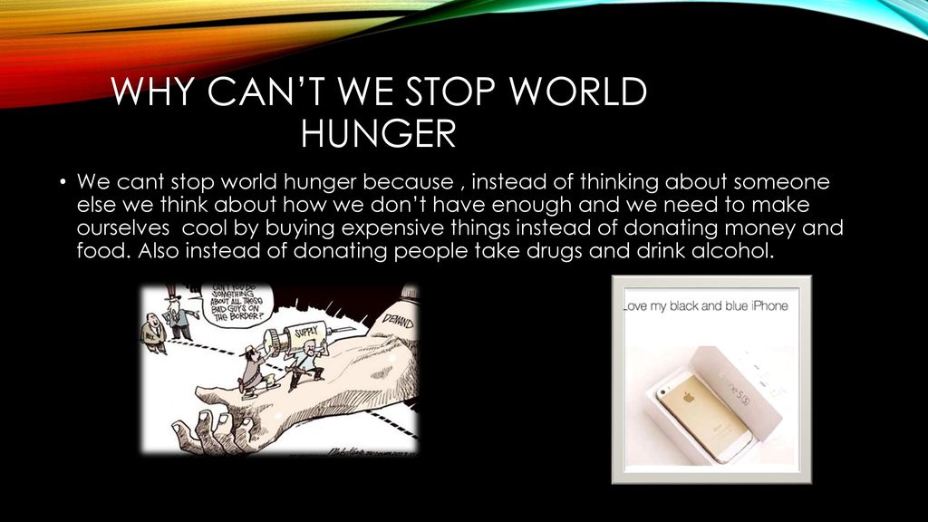 how to help stop world hunger