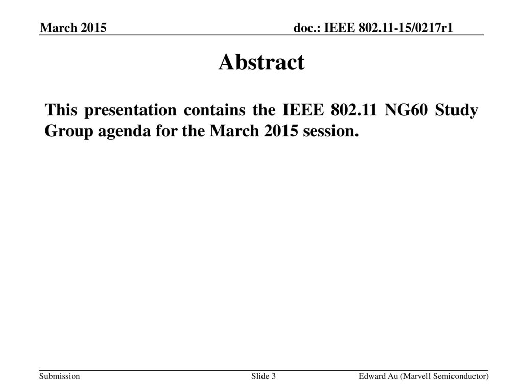 September2014 doc.: IEEE /1016r10. March Abstract.