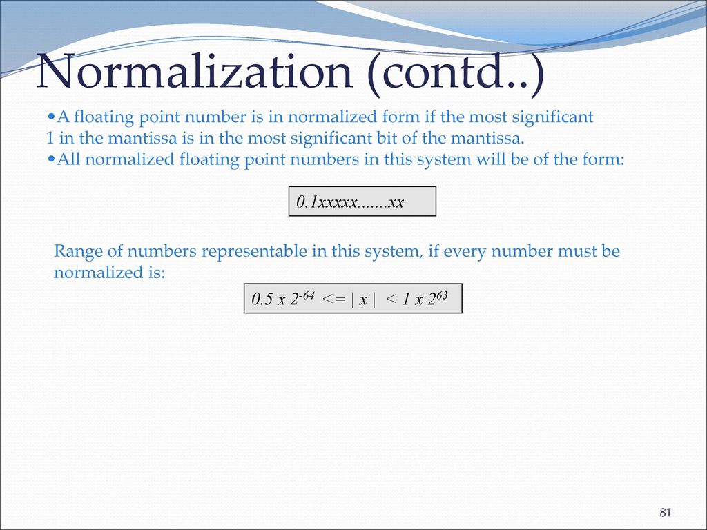 Normalization (contd..)