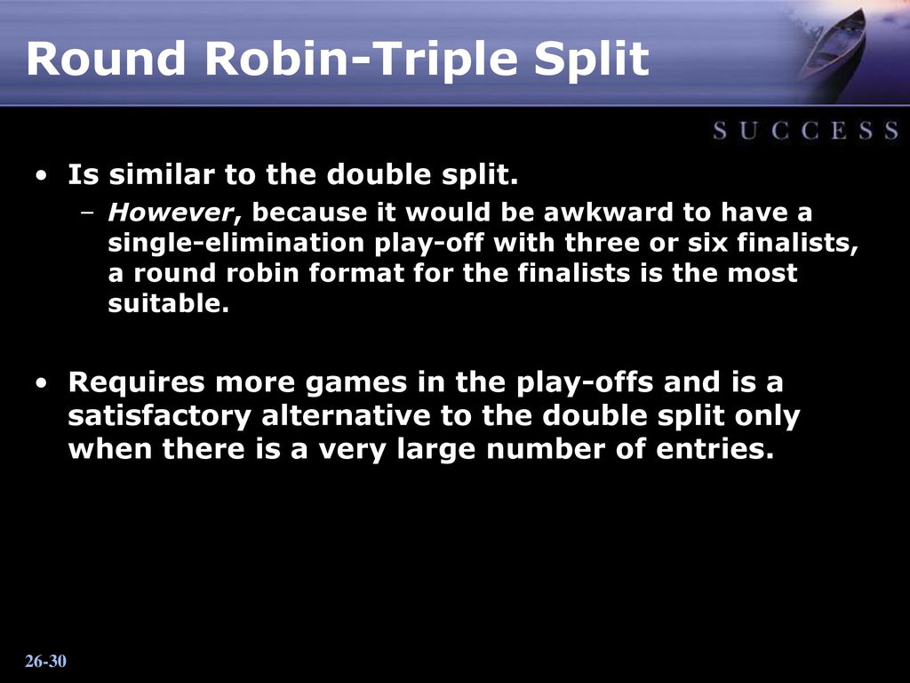 Round Robin-Triple Split
