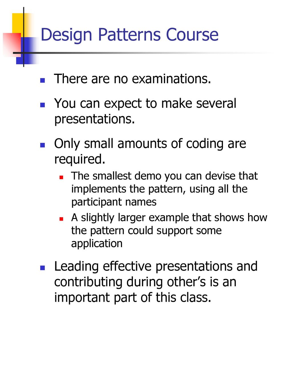 CSE776 – Design Patterns Introduction - ppt download