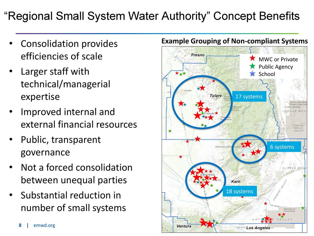 Regional Small System Water Authority Concept Benefits