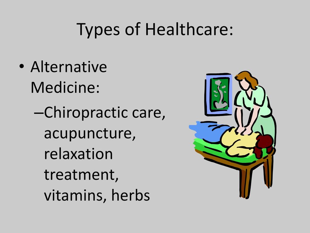 Types of Healthcare: Alternative Medicine: