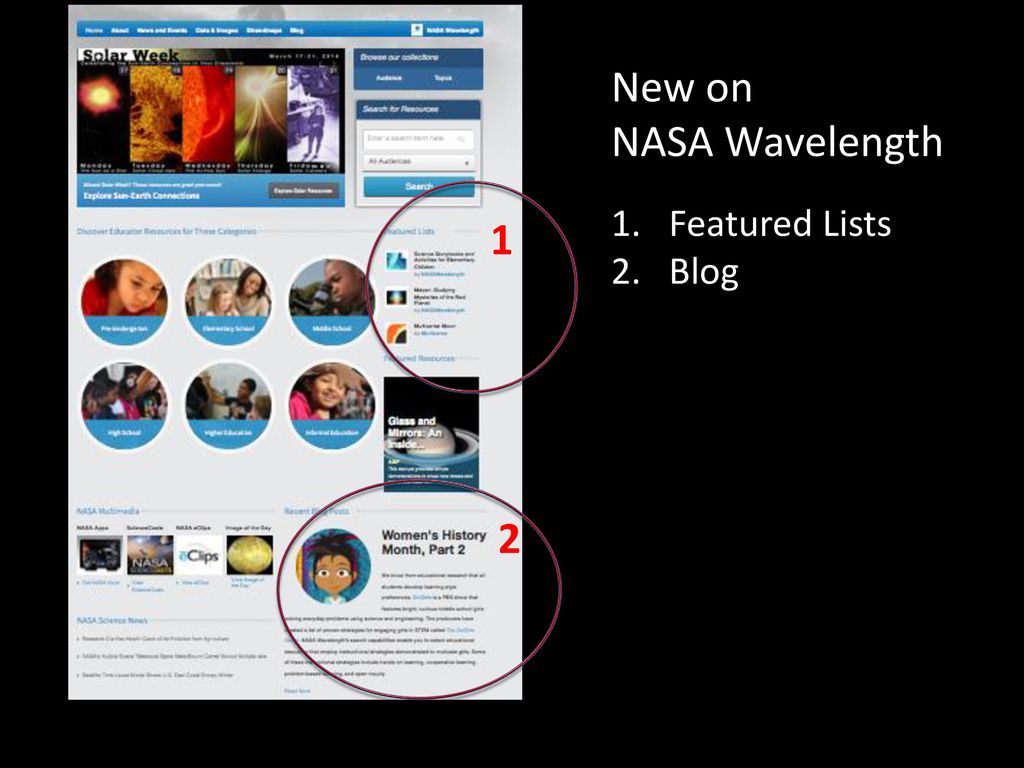 New on NASA Wavelength 1 2 Featured Lists Blog