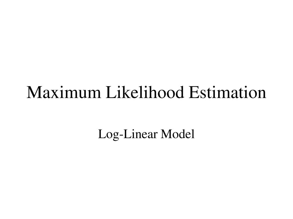 Discrete Multivariate Analysis - ppt download