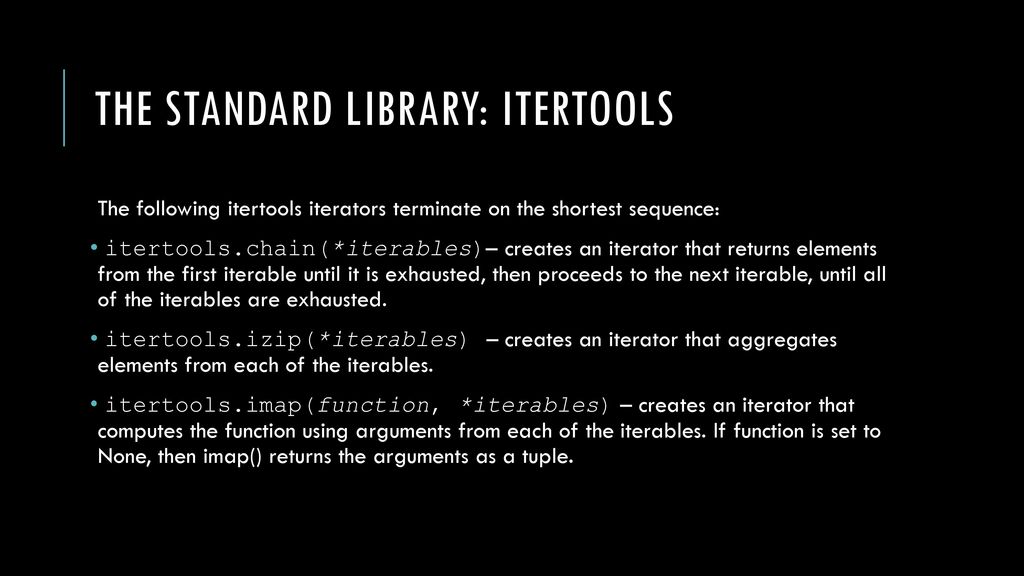The Standard Library Part 2: re, copy, and itertools - ppt download