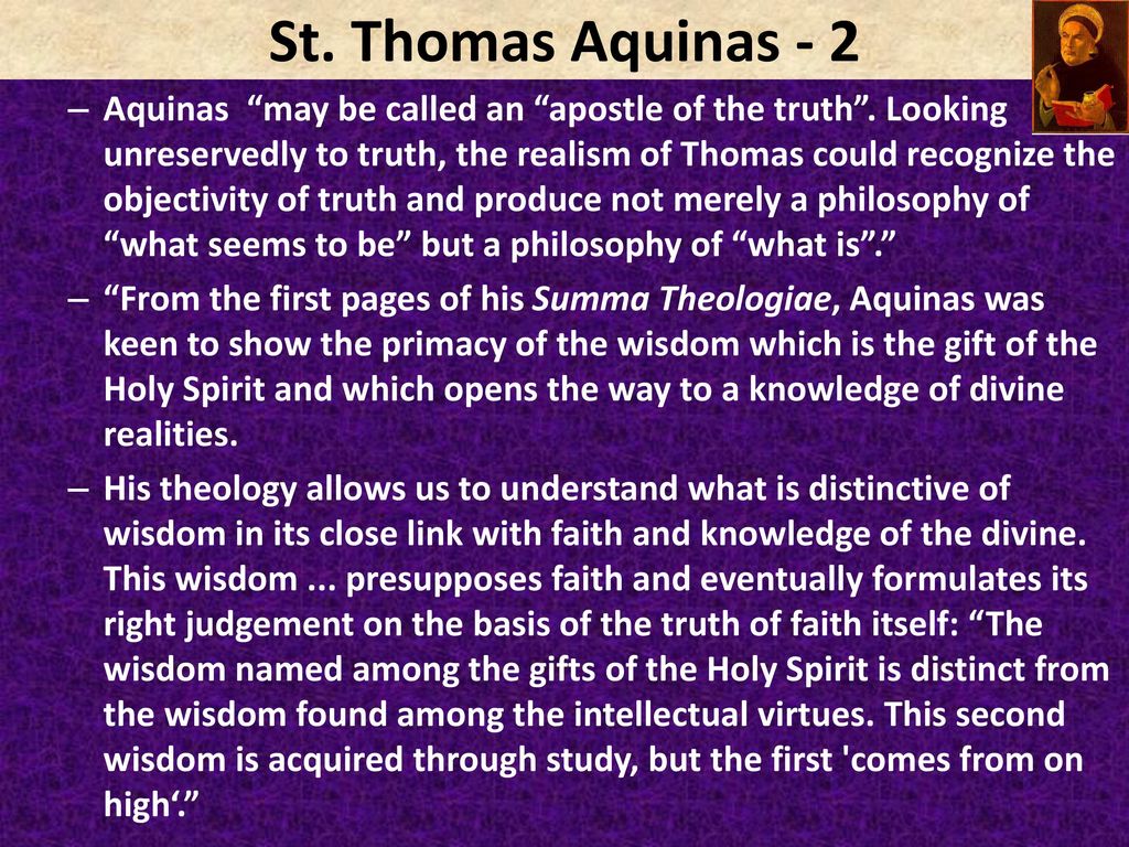 St. Thomas Aquinas - 2