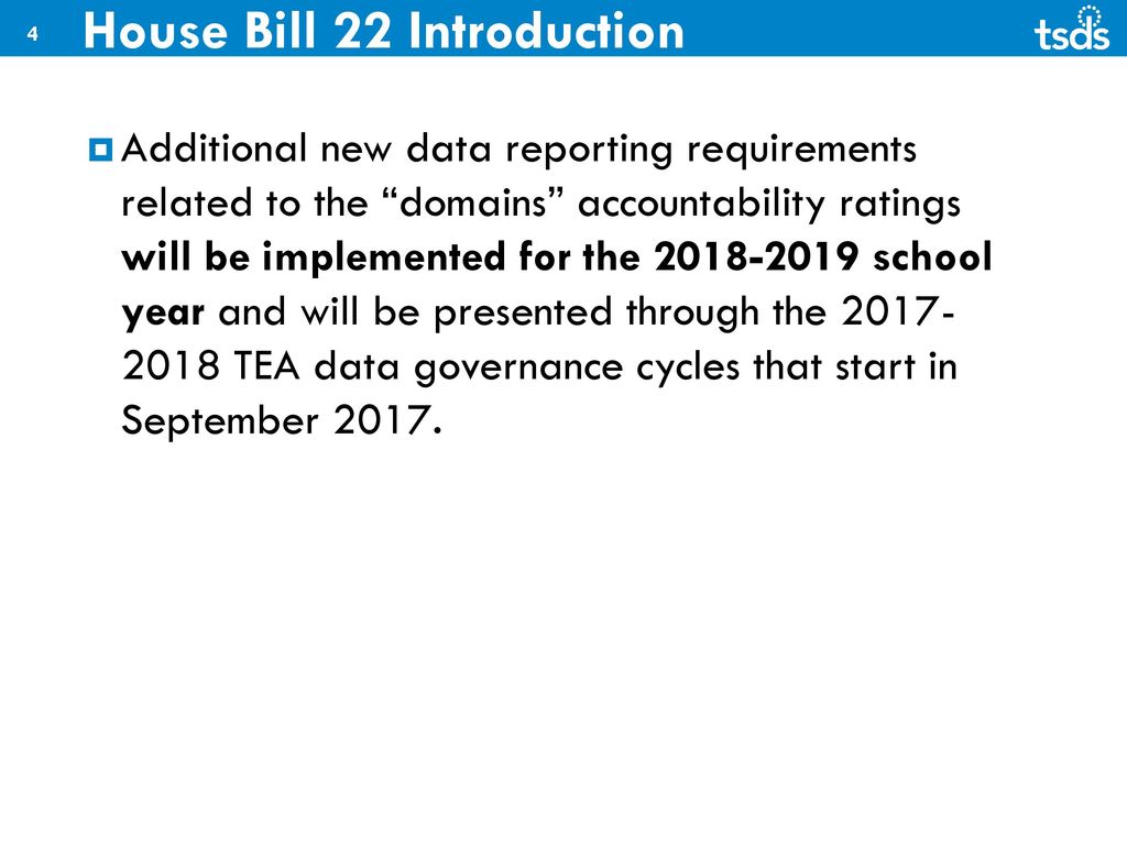 House Bill 22 Introduction