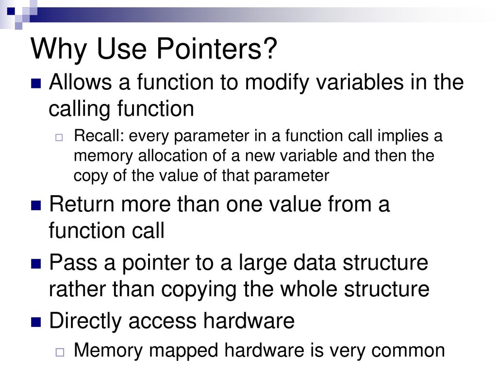 Lecture 9: Pointers B Burlingame 25 October ppt download image.