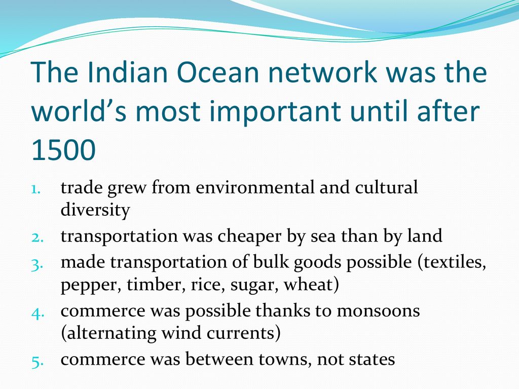 indian ocean commerce