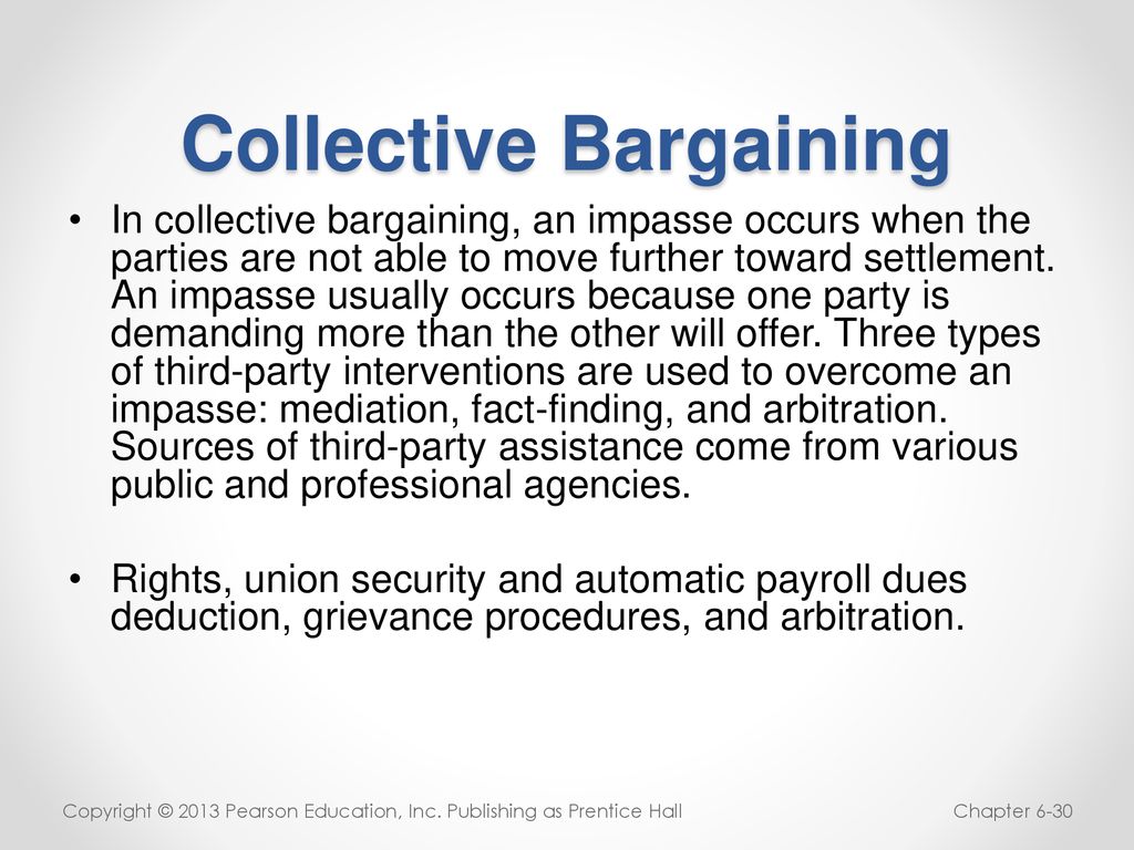 Collective Bargaining: What is a Good-Faith Impasse?