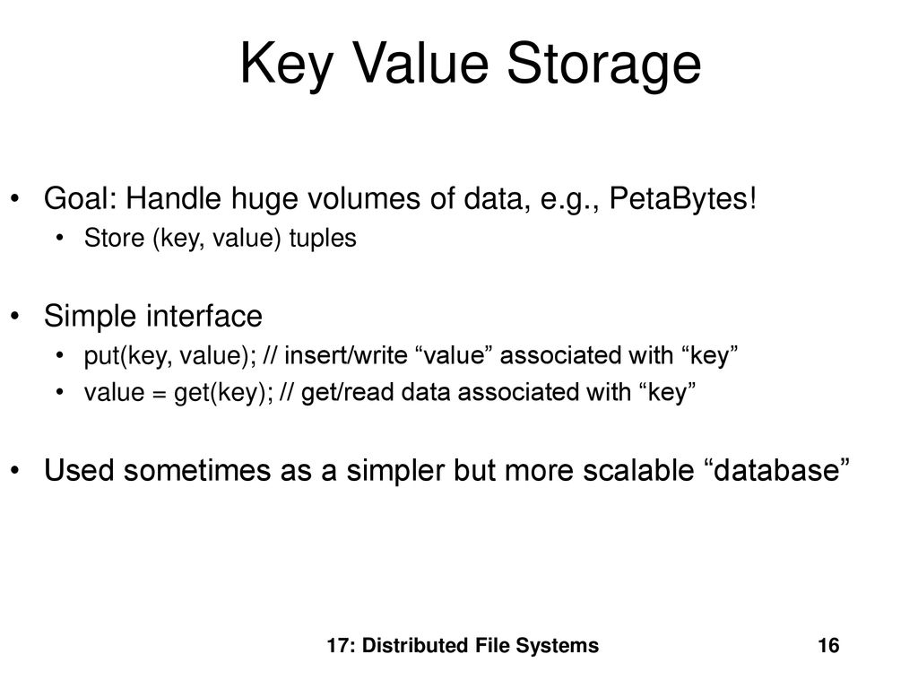 Distributed File Systems 17: Distributed File Systems - ppt download