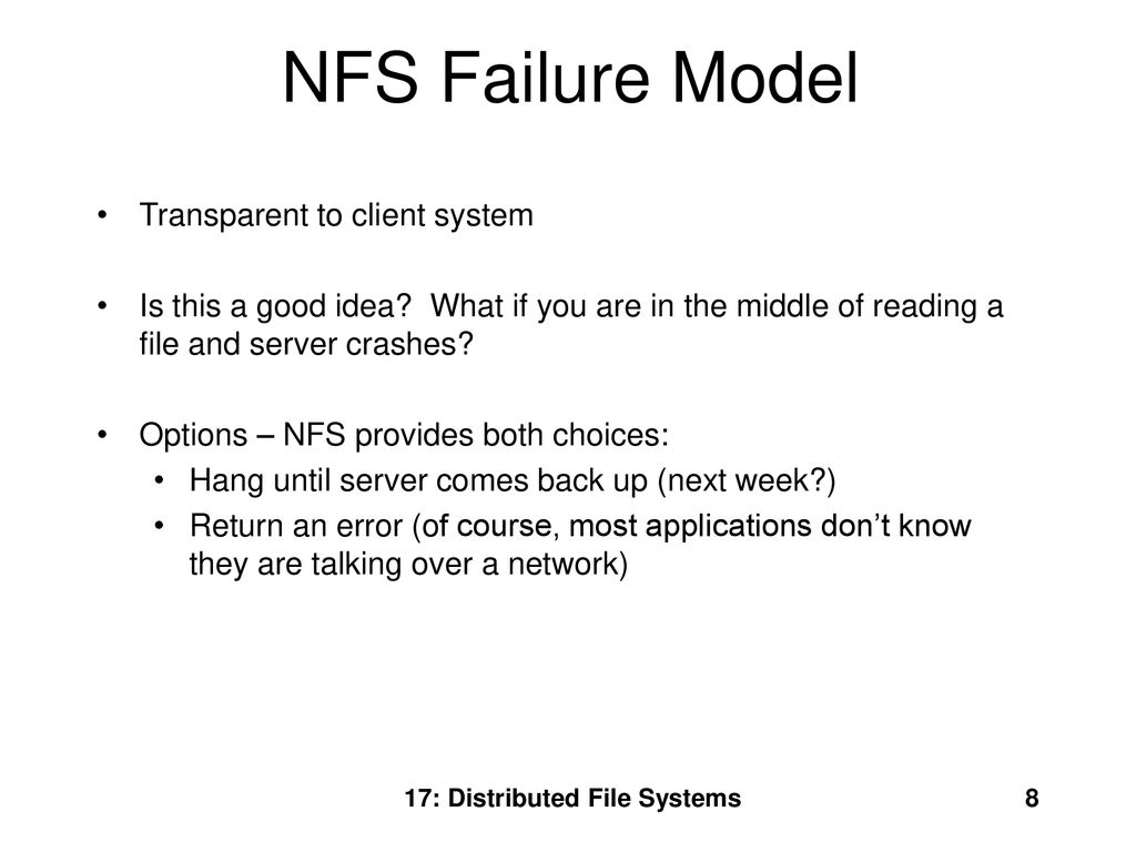 Distributed File Systems 17: Distributed File Systems - ppt download