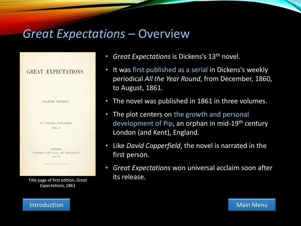 Реферат: Great Expectations Great Expectations By Dickens Essay