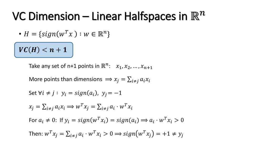 Vc Dimension Of Neural Nets Ppt Download